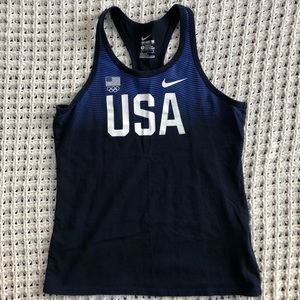 Nike USA Olympics Track Style Tank Top